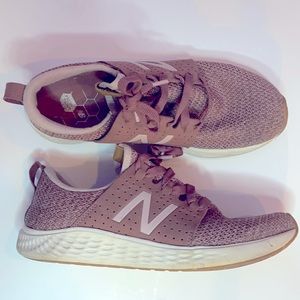 Cute pink New Balances.